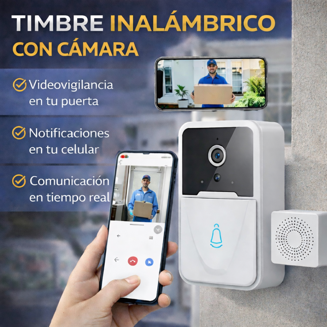 Timbre inalámbrico con cámara