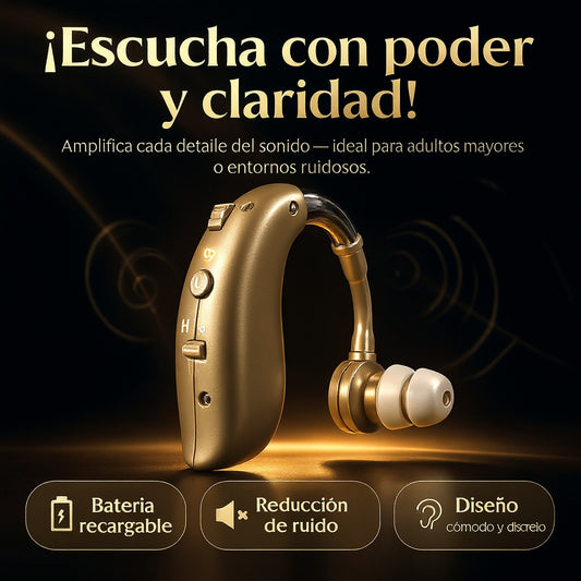 Audífono amplificador - Recargable