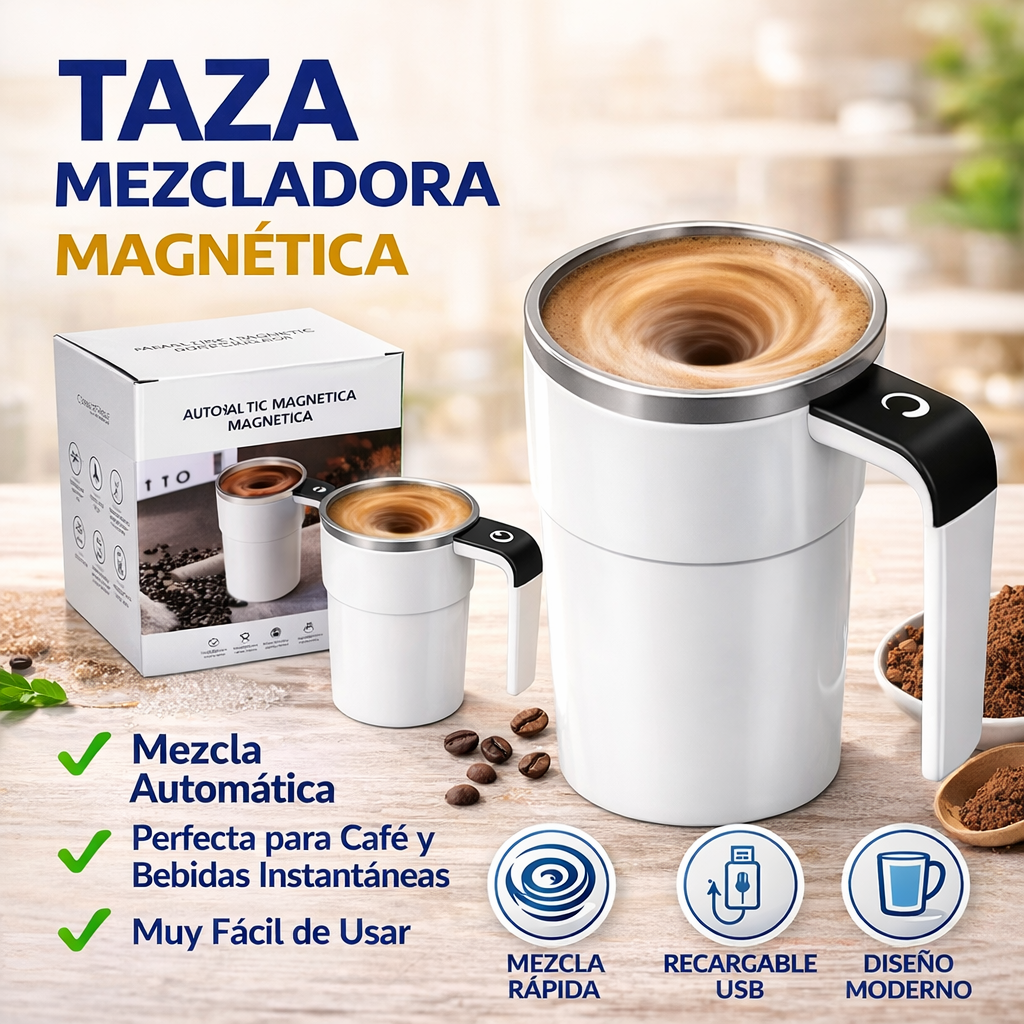 Taza mezcladora magnética