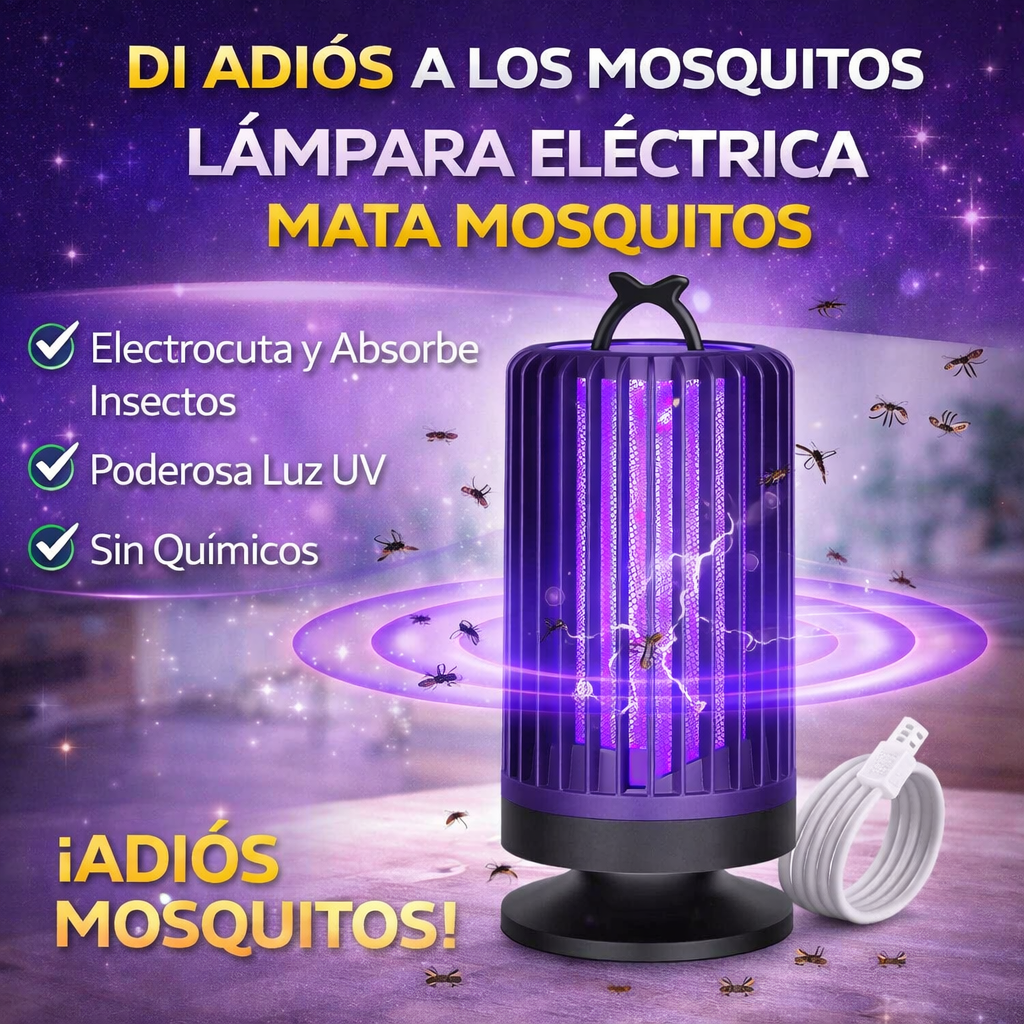 Lámpara eléctrica mata mosquitos