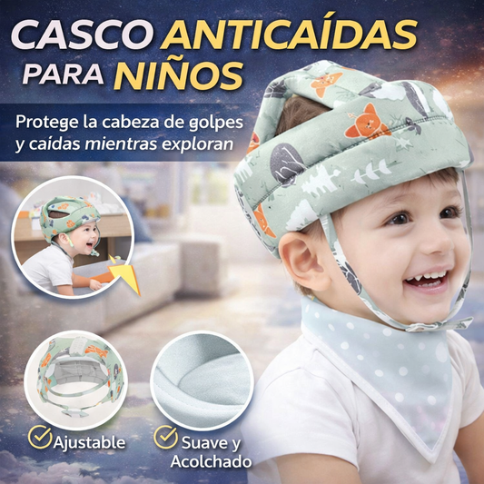 Casco anticaídas para niños